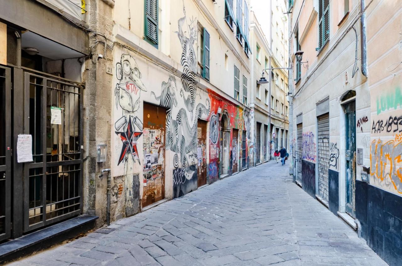 Apartamento Joivy Vibrant Open-Plan Apt For 6 In Historic Centre Génova Exterior foto